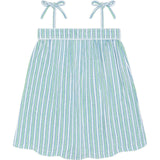 girls tamarin stripe french terry tie-strap dress