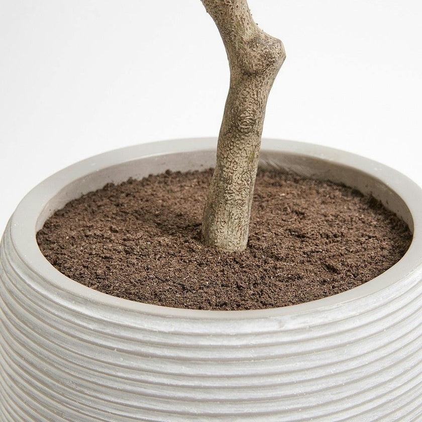 Artificial Olive Topiary Tree with Mediterranean Pot