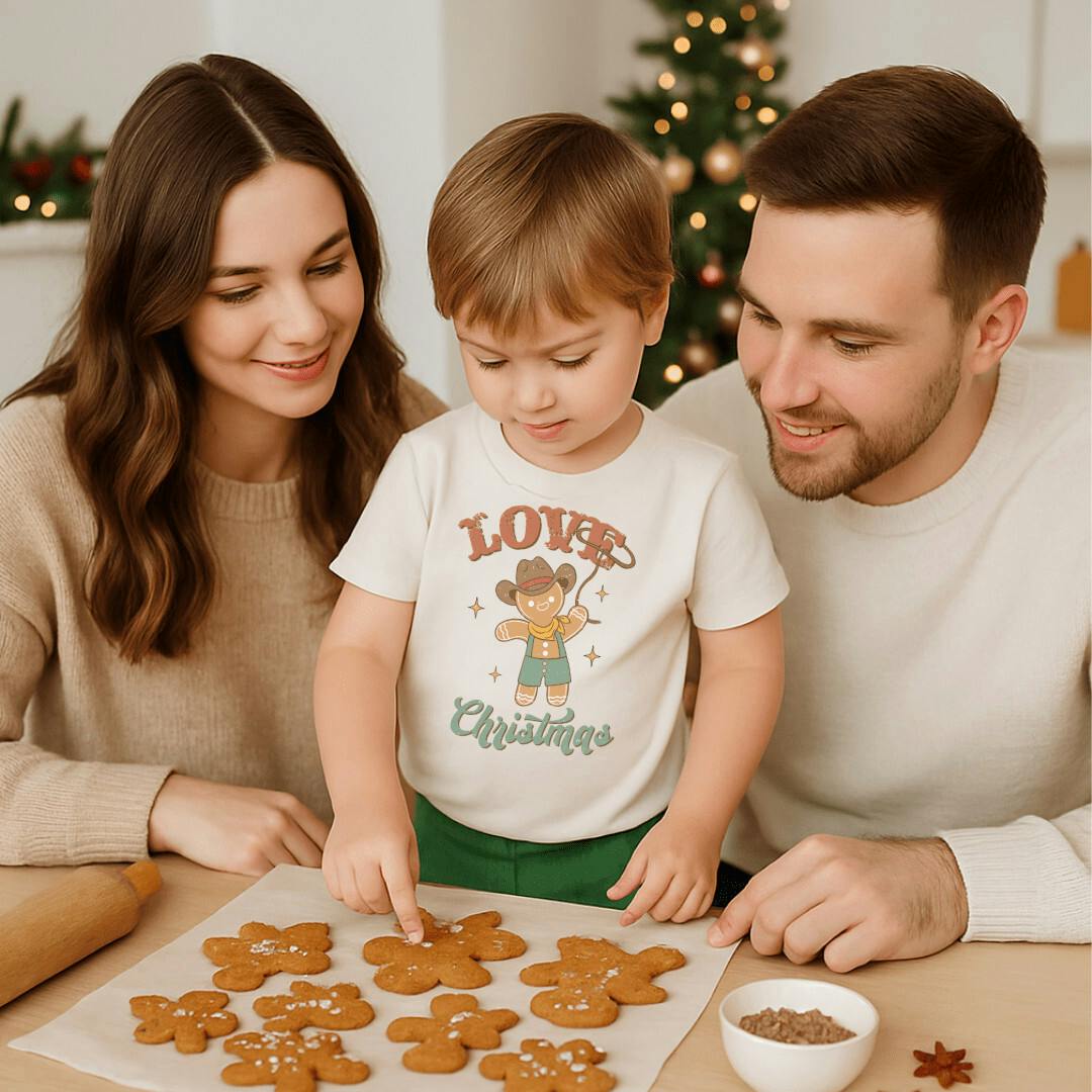 graphic tee | christmas lasso