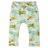 Vintage Planes Organic Cotton Baby Jogger Pants