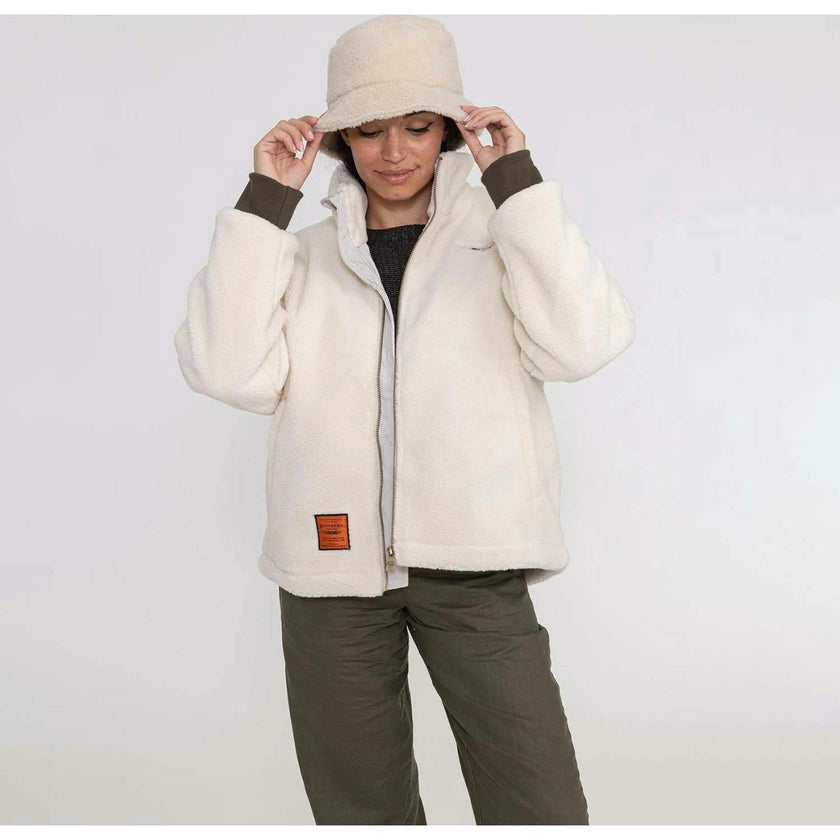 BOMBERS ORIGINAL Cleveland Fleece Jacket - Creme