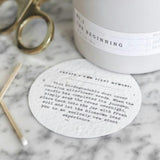 No. 1 The Beginning Candle