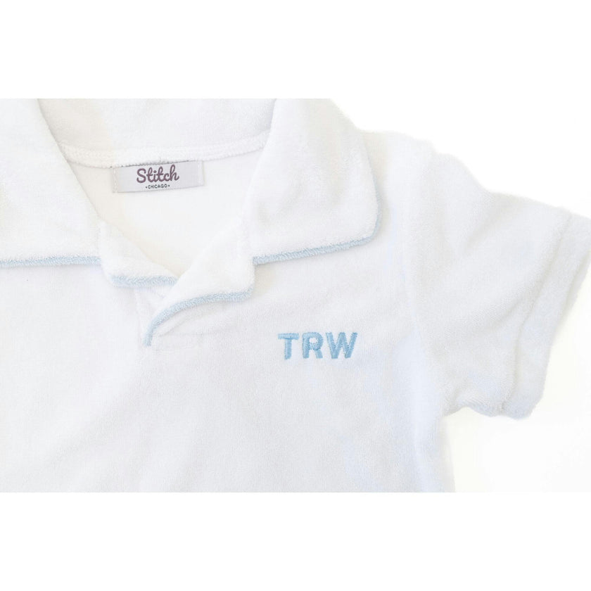 Custom Embroidered Terry Polo Shirt