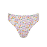 women's orchid floral mid rise bikini bottom