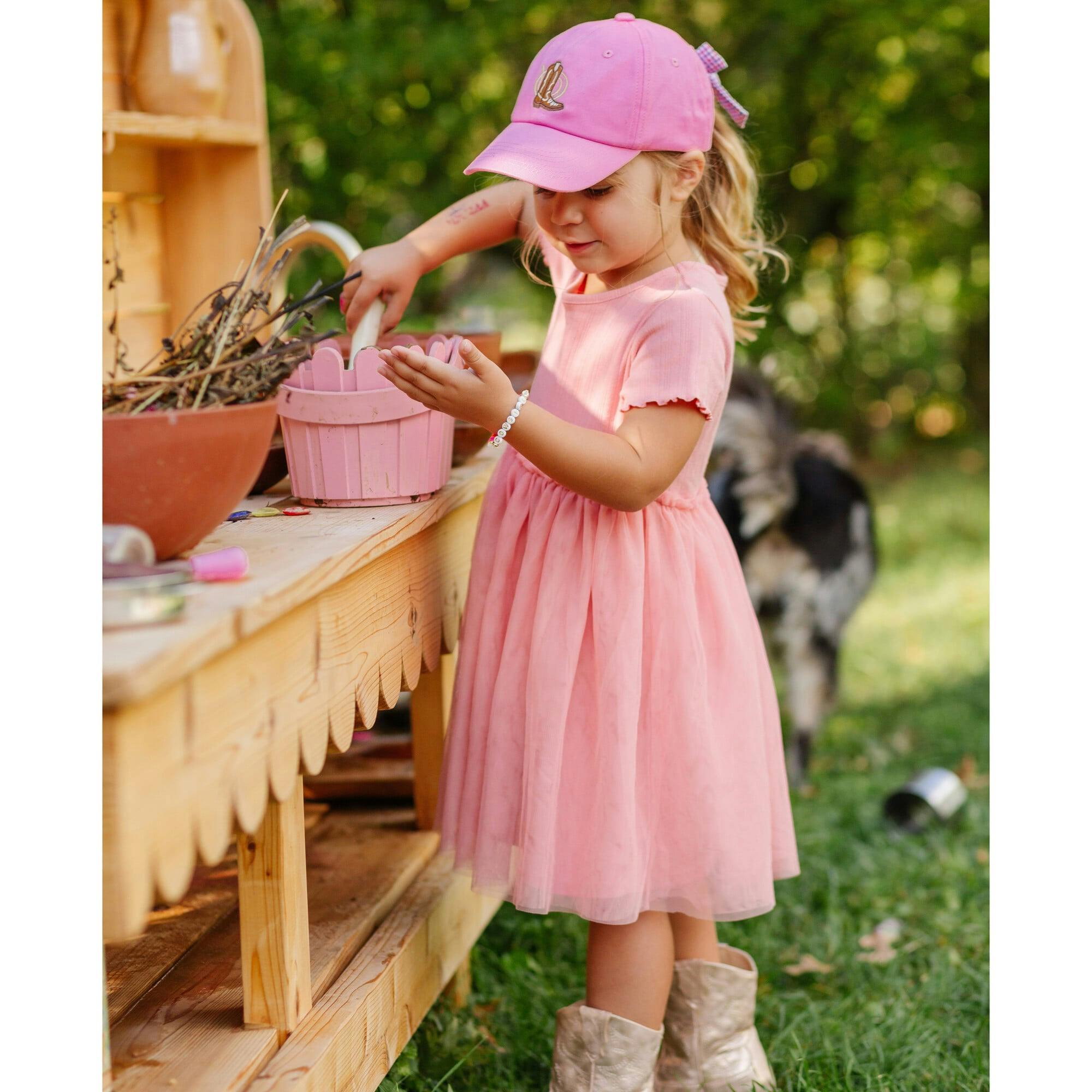 Cowgirl Boot Bow Baseball Hat
