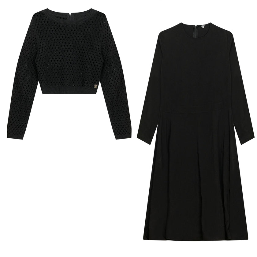Woven Crochet Dress