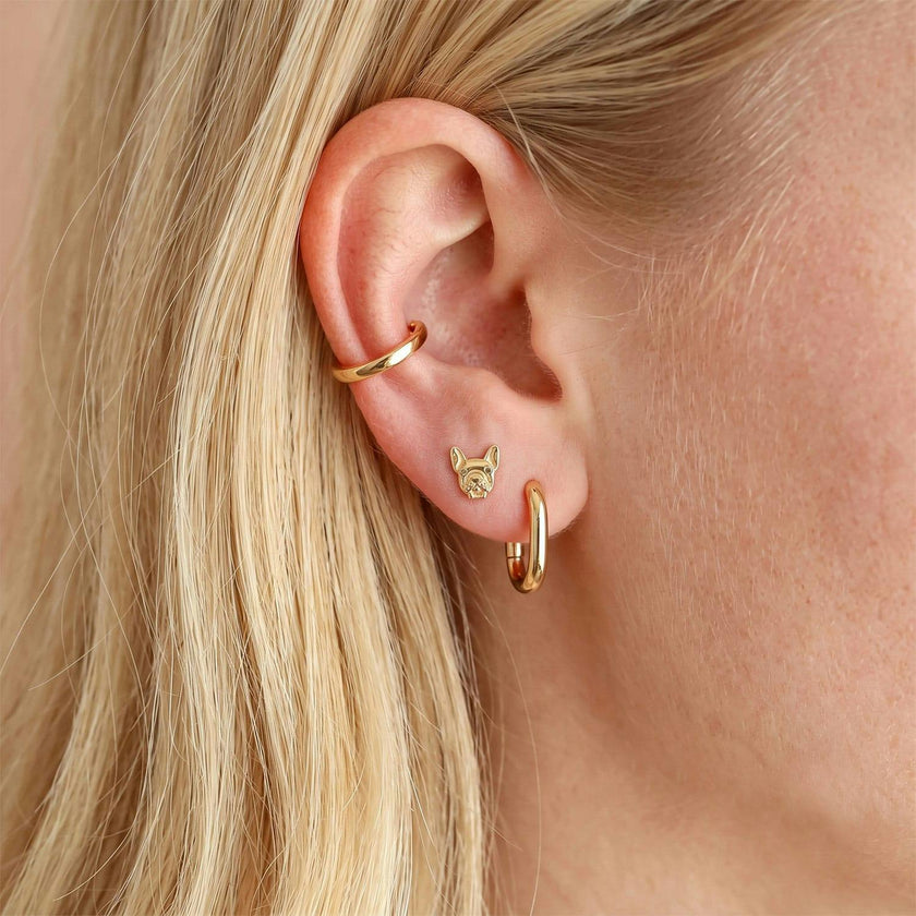 French Bulldog Stud Earrings