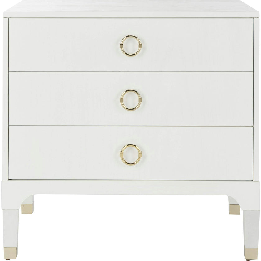 Lorna 3-Drawer Nightstand