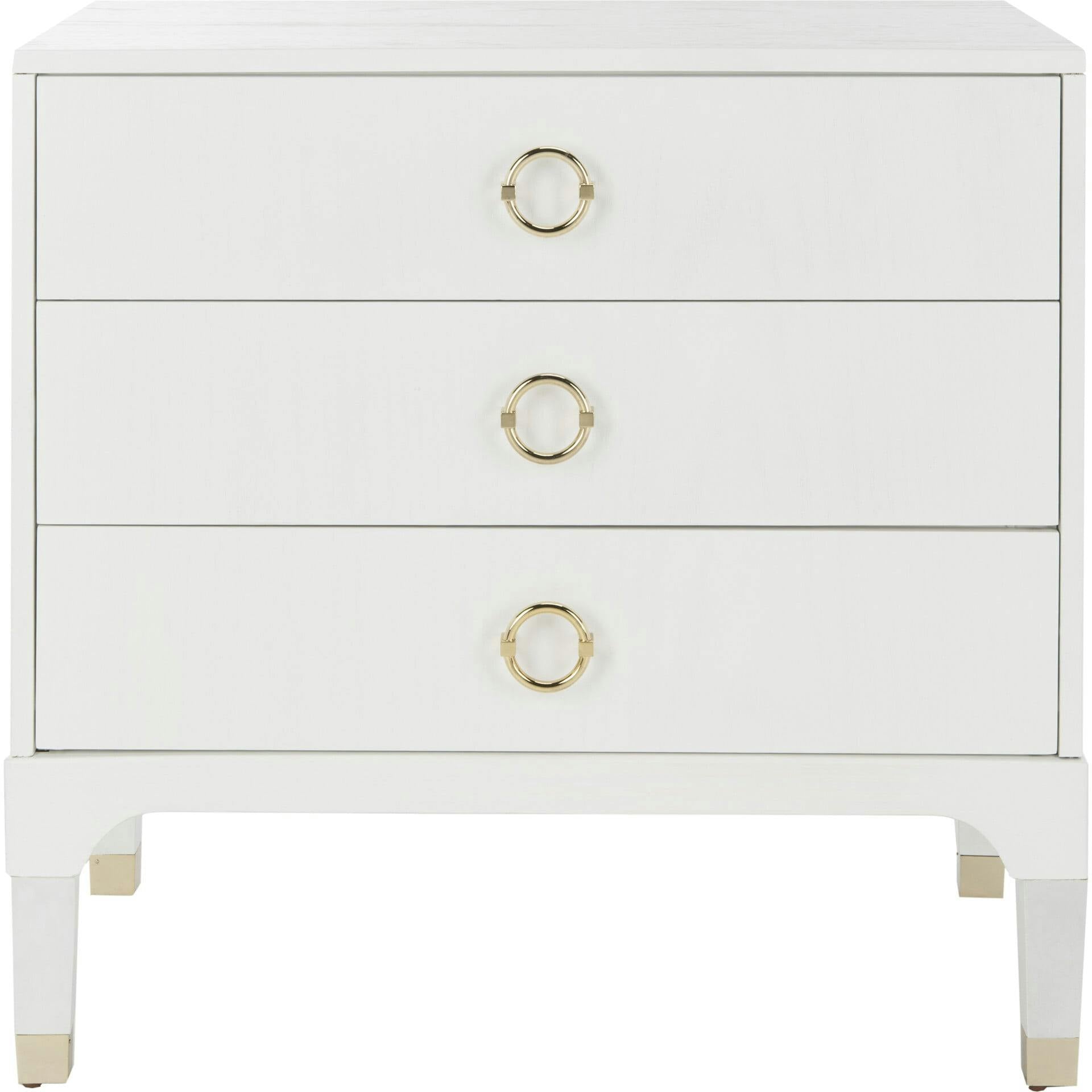 Lorna 3-Drawer Nightstand