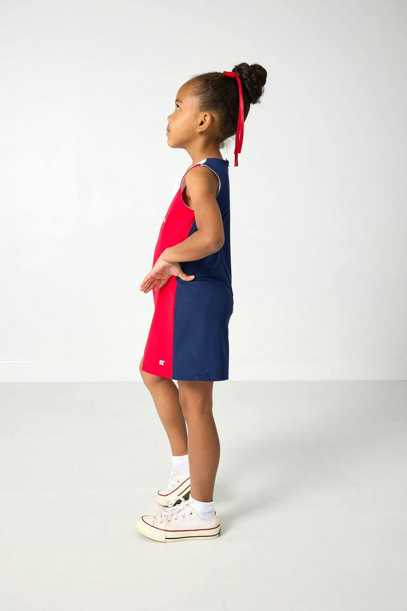 red split play dress
