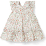 Baby Giraffe Ditsy Floral Dress, Pink