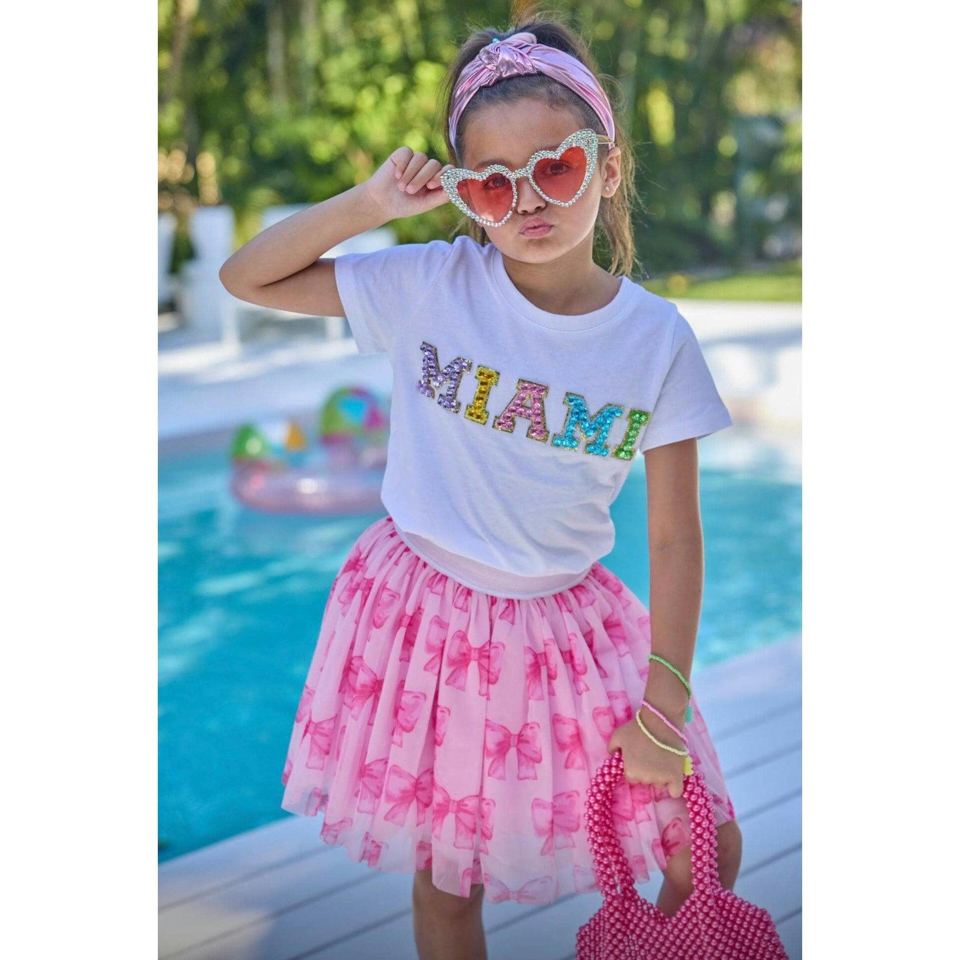 Sweet Pink Bow Skirt