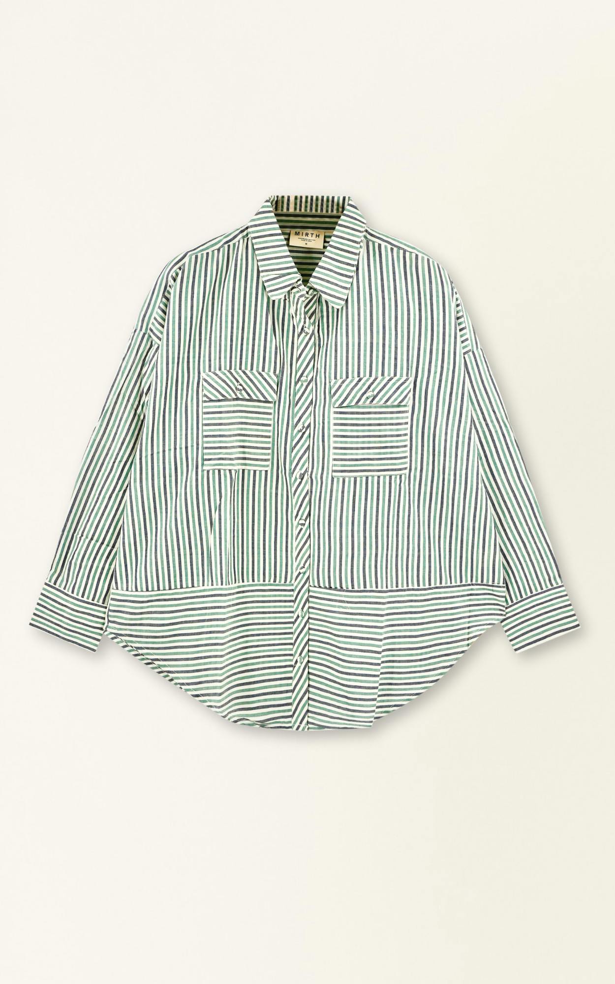 Kyoto Shirt in Dune Stripe