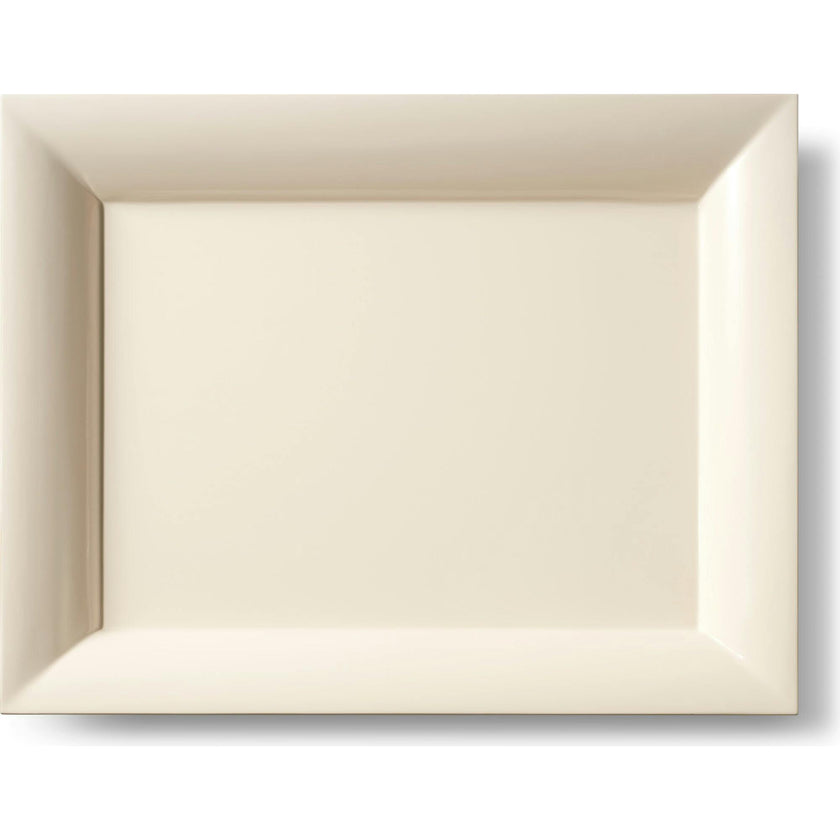 Aerin X Gracie Lacquer Serving Tray, Cream