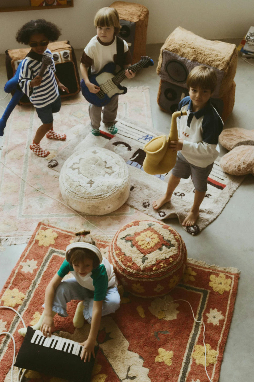 Pouf Persian Red