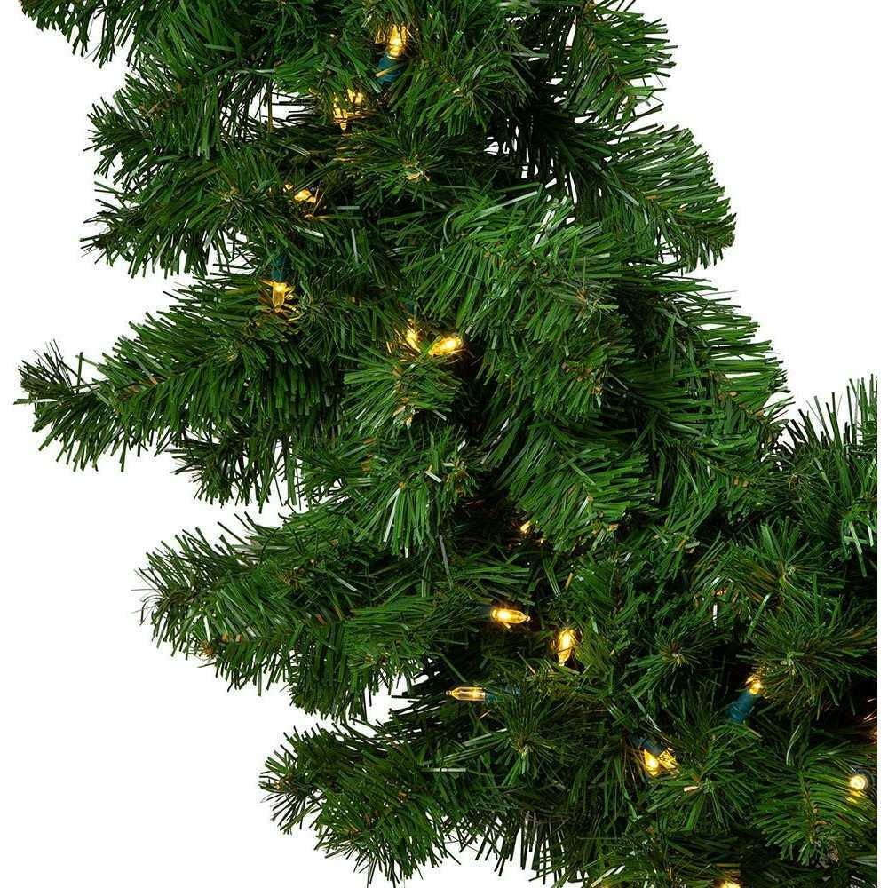 9-Foot 100-Light Pre-Lit LED Vanderbilt Garland
