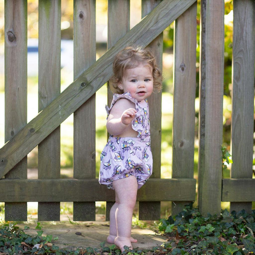 Bubble Romper in Roller Skates