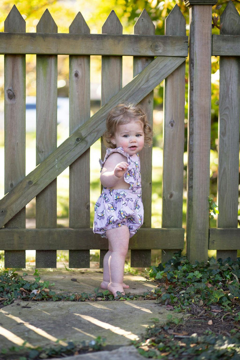 Bubble Romper in Roller Skates