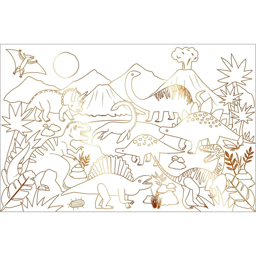 Dinosaur Kingdom Coloring Posters
