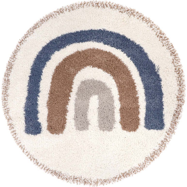 Bohemian Rainbow Round Rug