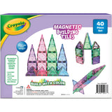 Crayola Glitter Magnetic Tiles 40 Piece Set