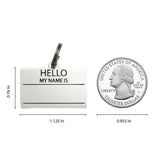 Hello My Name is Pet ID Tag