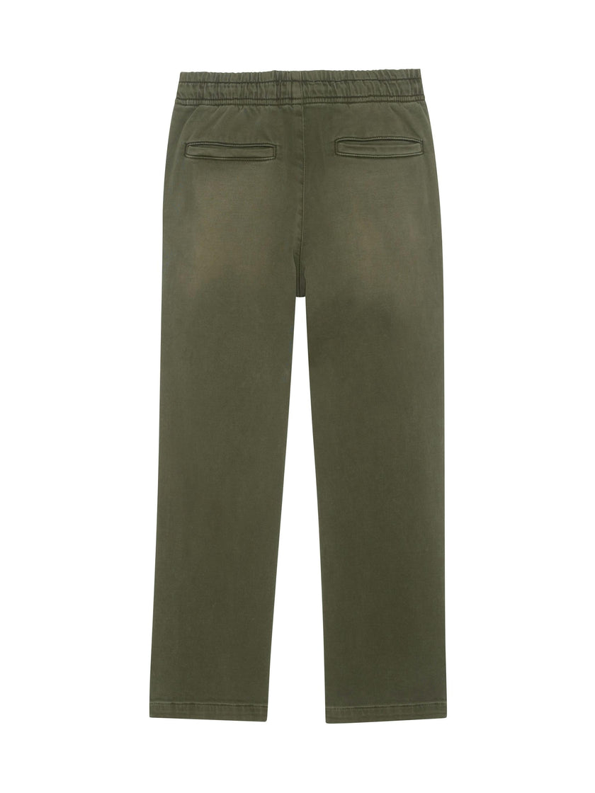 Quentin Knit Denim Jogger | Olive