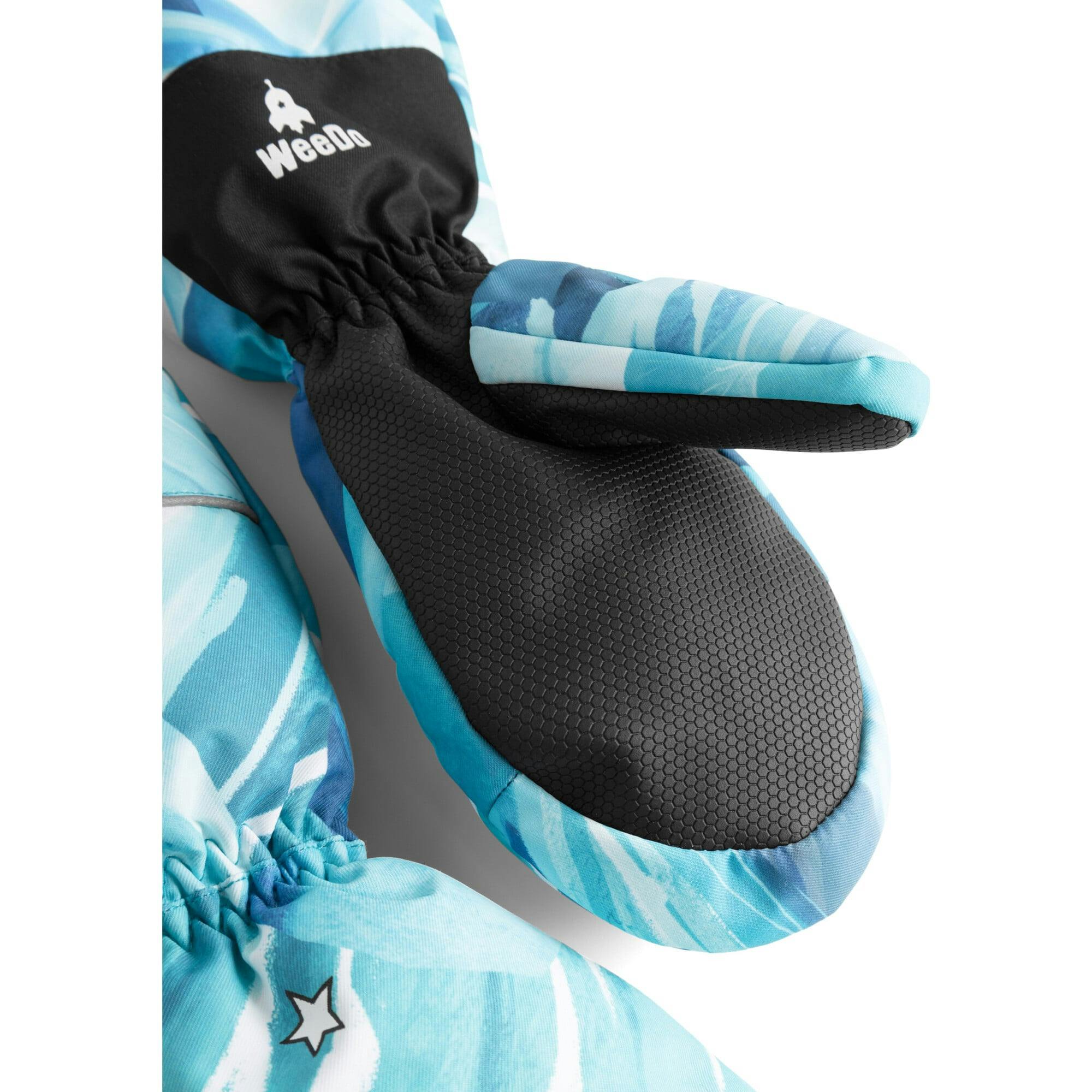 Cosmo Ice Elastic Long Cuff Mittens, Prints