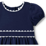 Ruffle Sleeve Ponte Dress