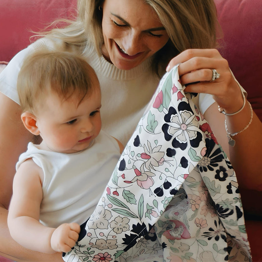 ETTA LOVES x LIBERTY – Sensory XL Muslin Swaddle - 5-12 months