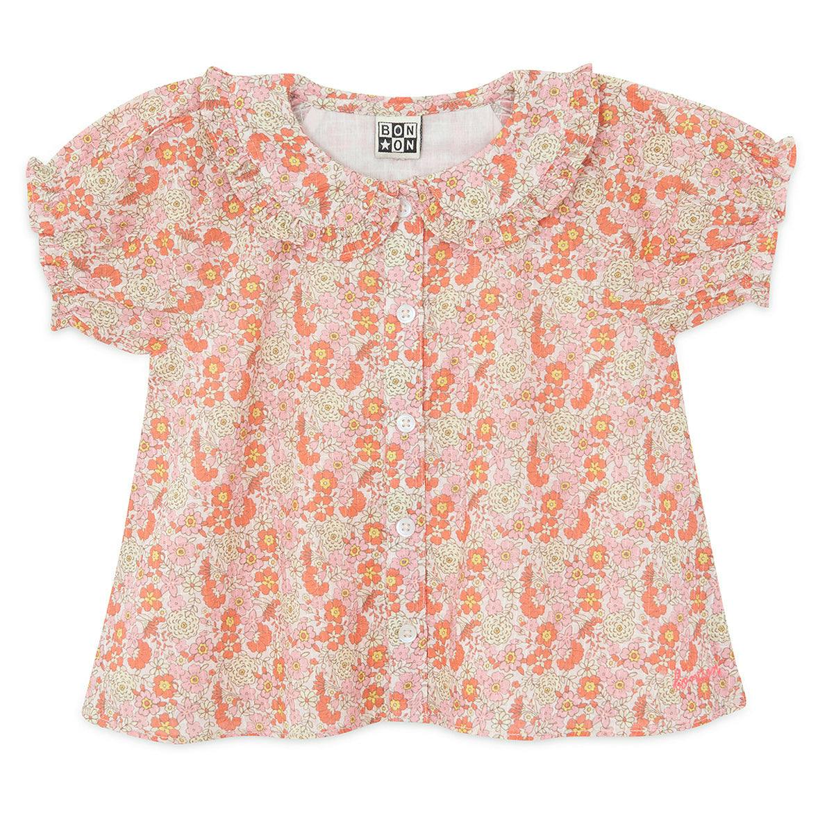 BONTON Aria Baby Blouse - Rose Fiesta