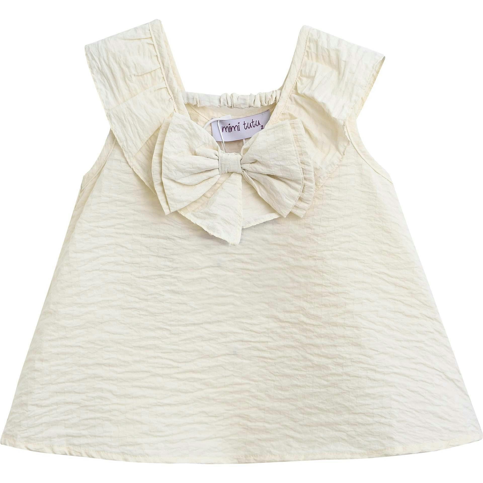 Strap Bow Shorts Set