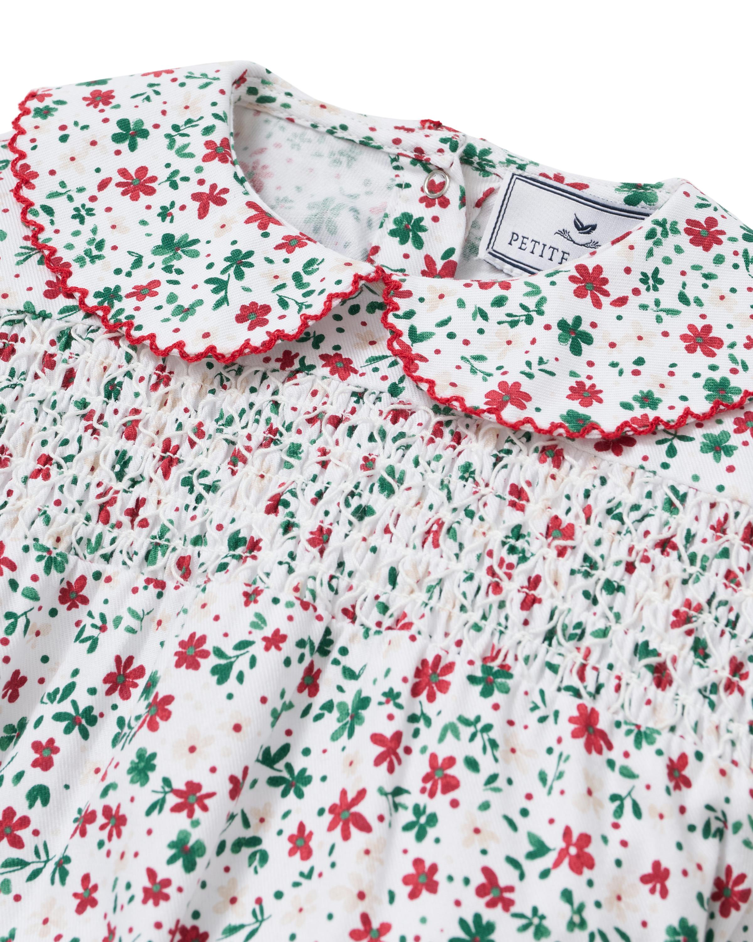 Baby's Twill Sabine Romper in Winter Garden
