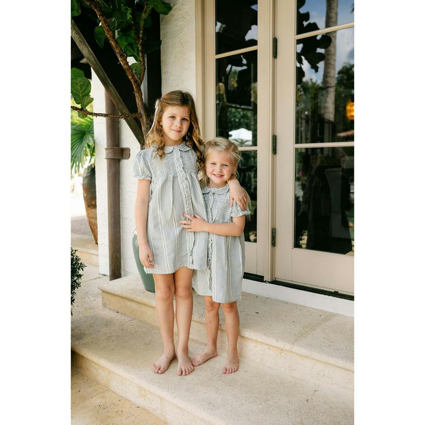 Evelyn Dress - Breezy Blue