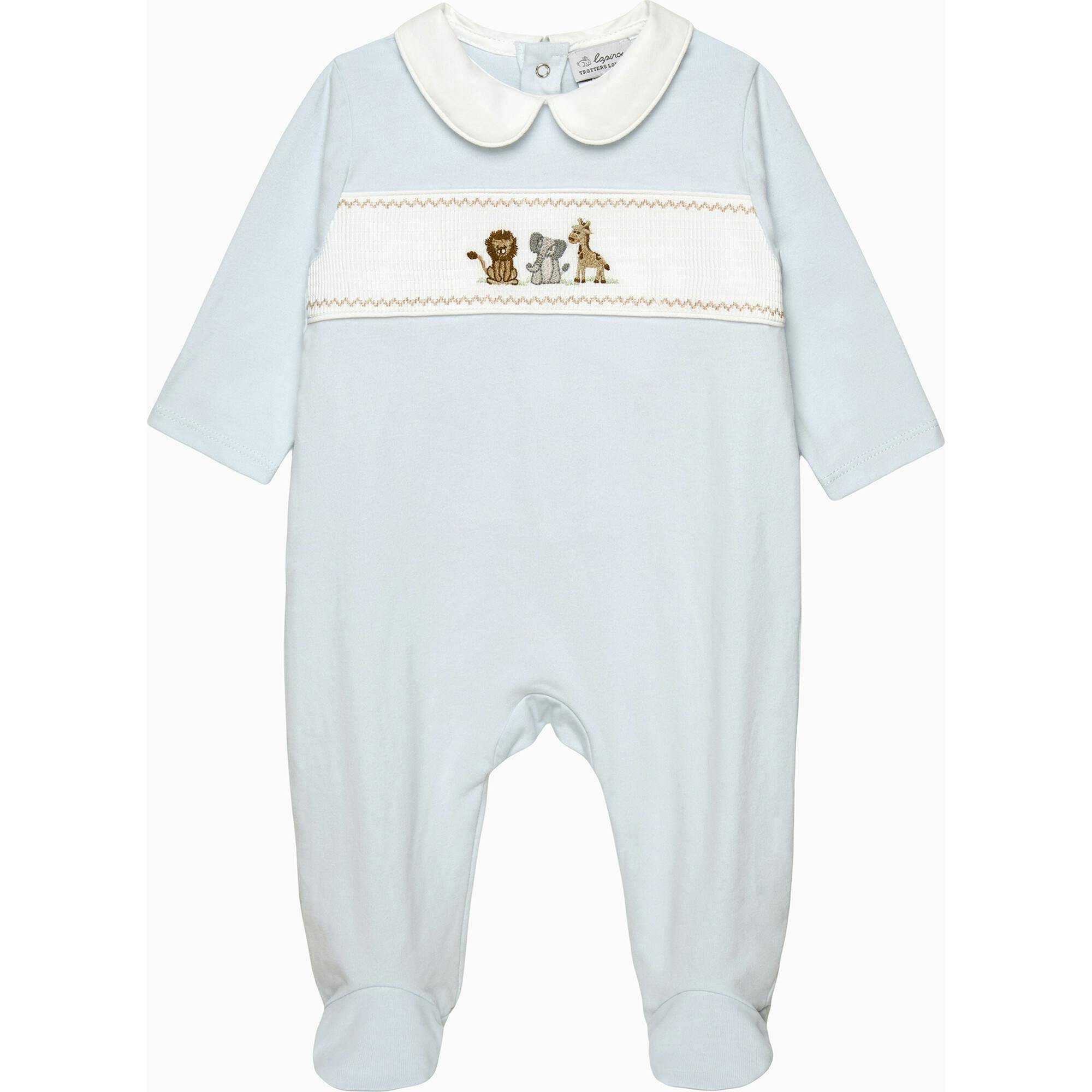 Baby Augustus & Friends Smocked Onesie