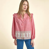 Womens Misha Top - Small Paisley