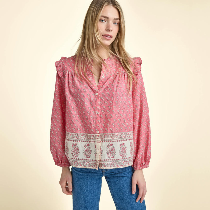 Womens Misha Top - Small Paisley
