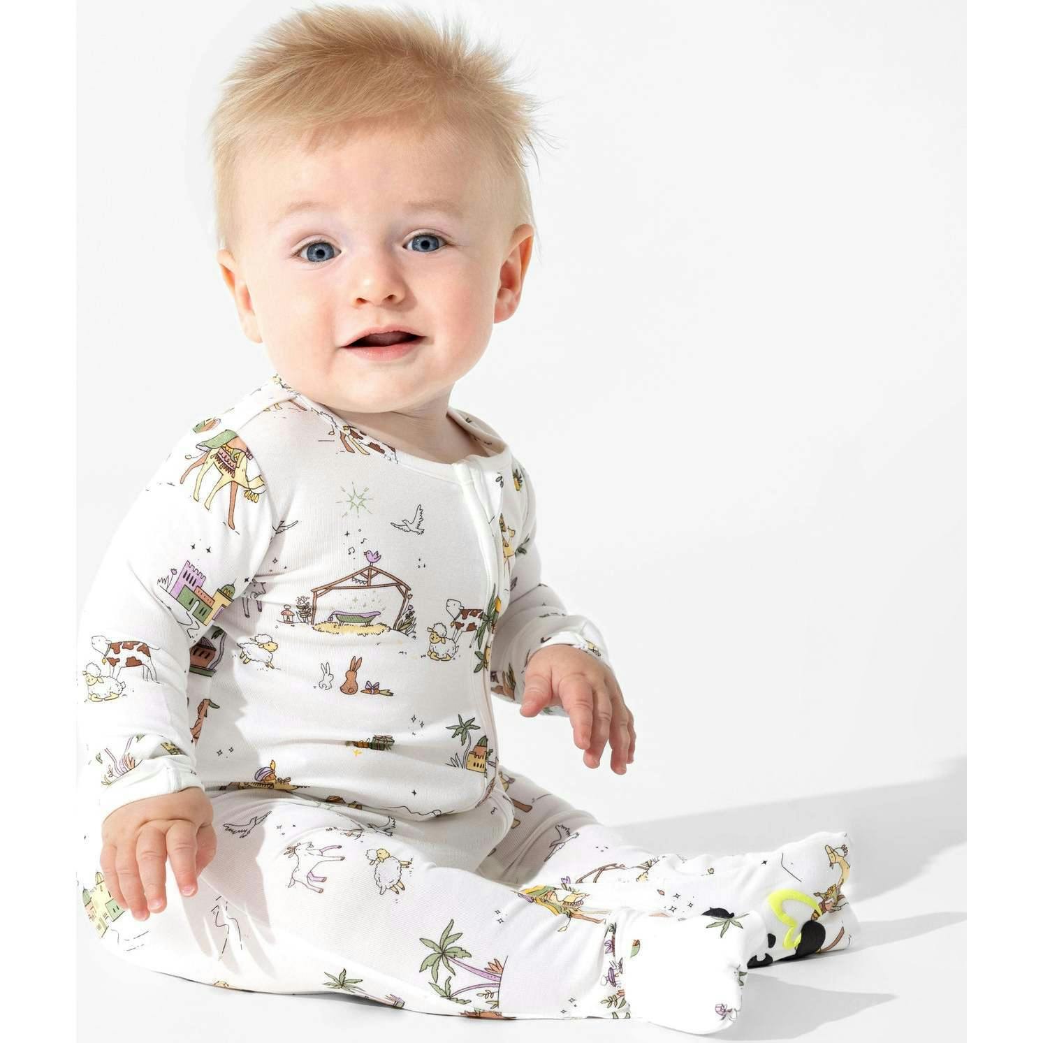 Yuletide Bamboo Convertible Footie