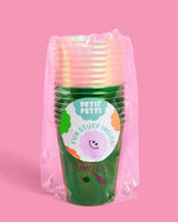 Emerald City Cups - 16 plastic cups