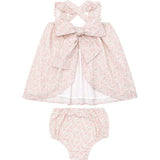 Baby Antique Floral Flutter Tank Bloomer Set