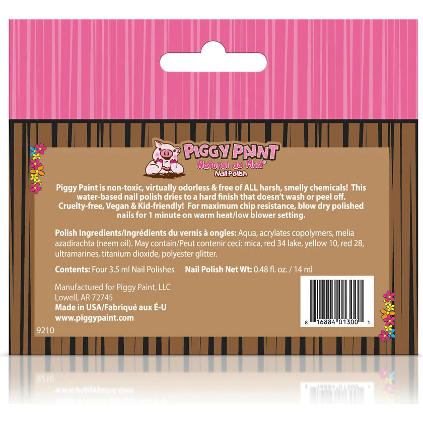 Barn 4 Polish Box Set - Kids Non-toxic Nail Polish