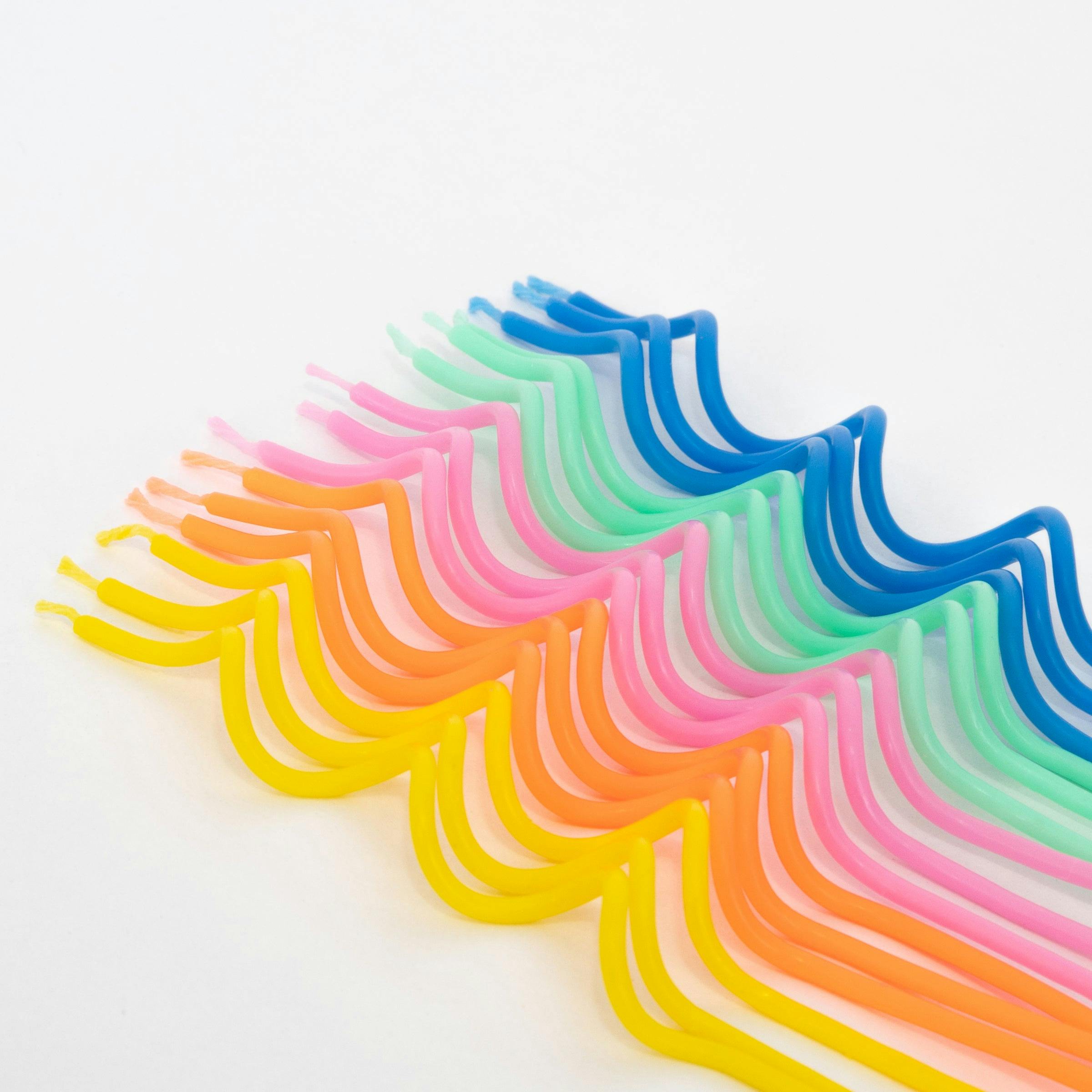 Mixed Swirly Candles