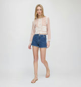 The Tory Top - Ivory Geo Ditsy