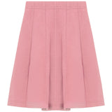 Ribbed Short Panel Skirt