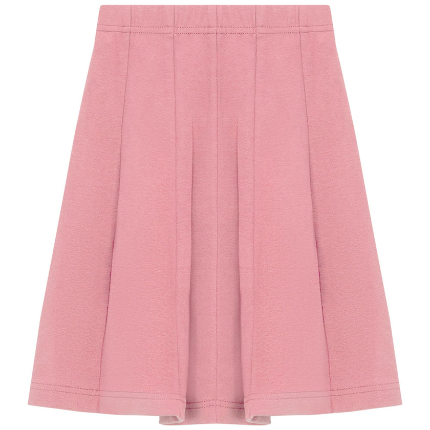 Ribbed Short Panel Skirt