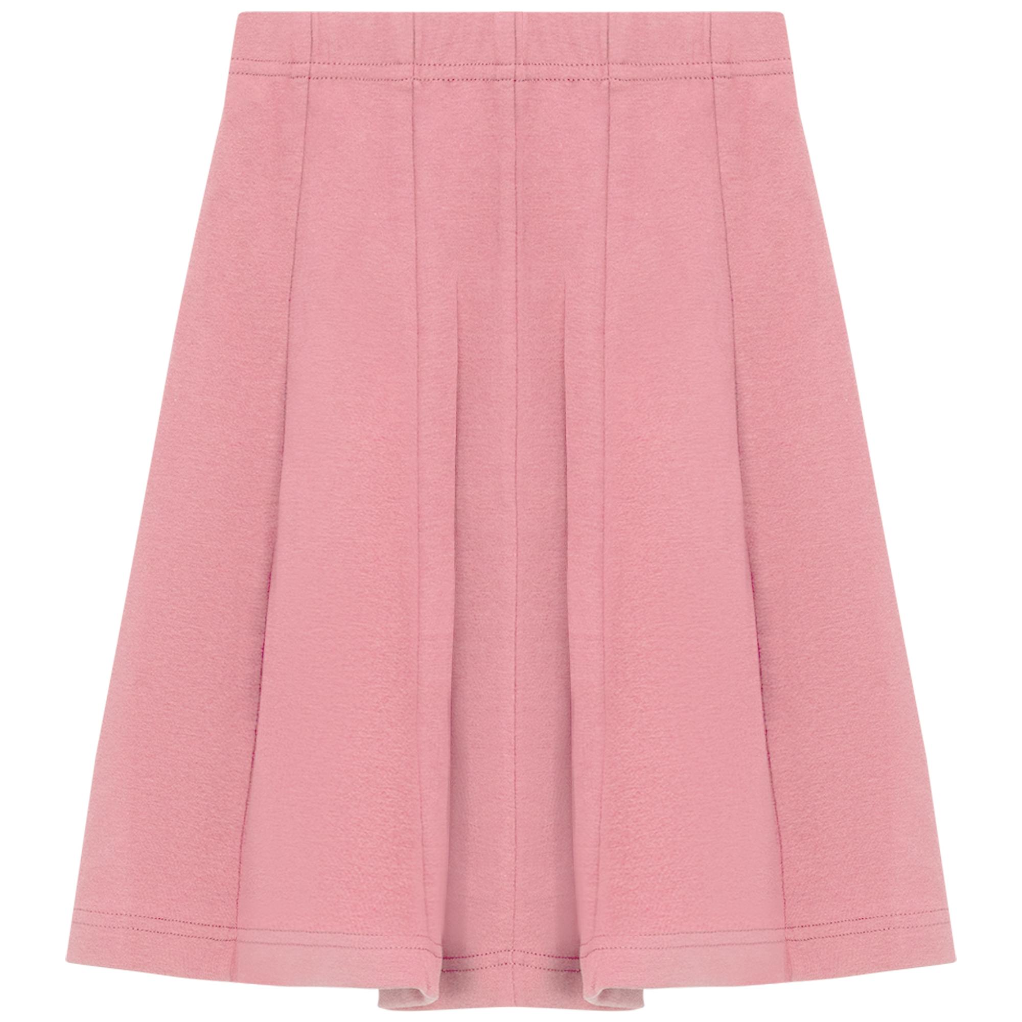 Ribbed Short Panel Skirt