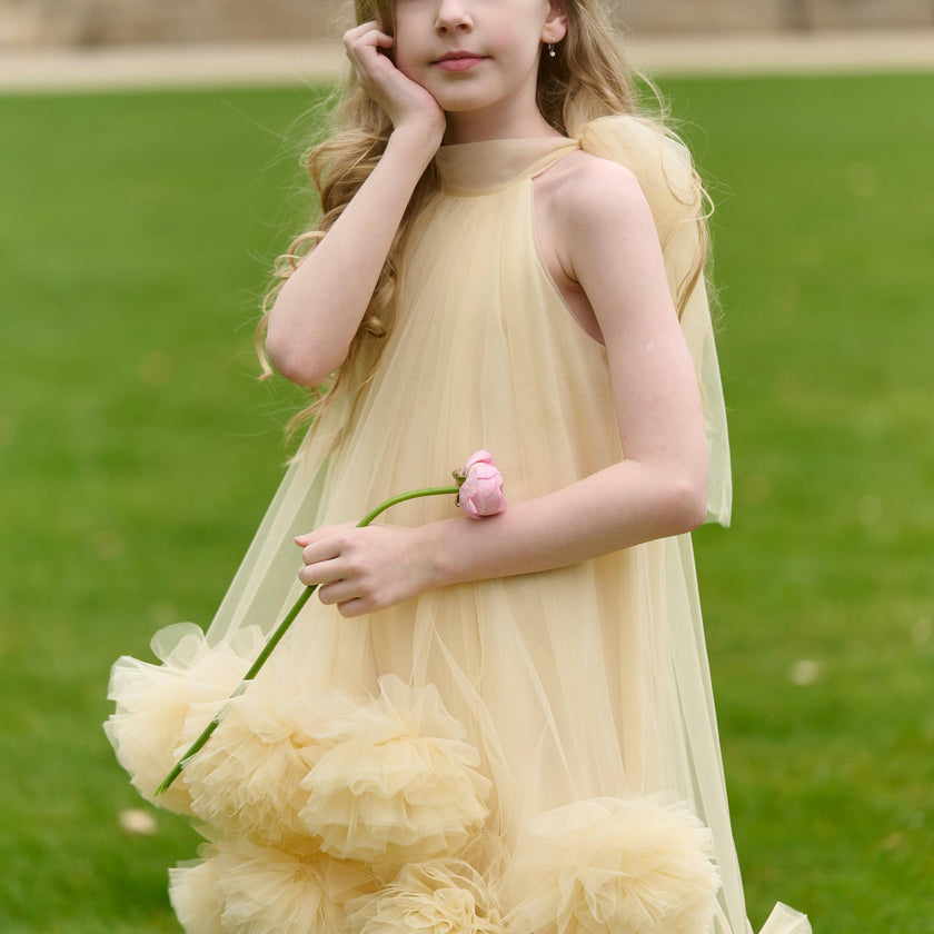 Golden Bloom Dress