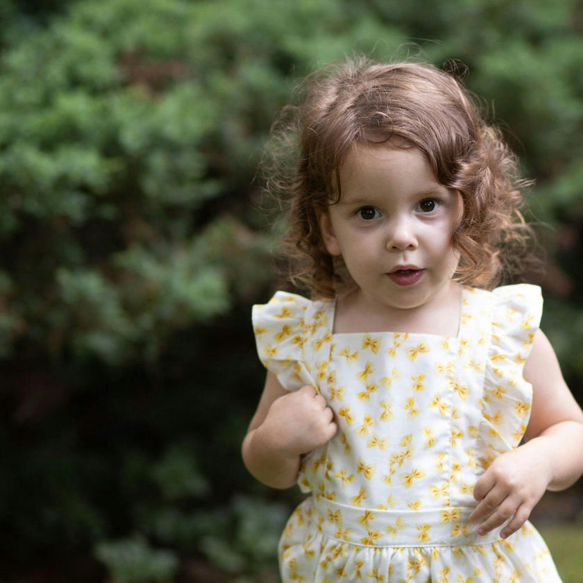 Bubble Romper in Bow Tie Pasta