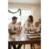 Holiday Tree Organic Baby Bodysuit Long Sleeve
