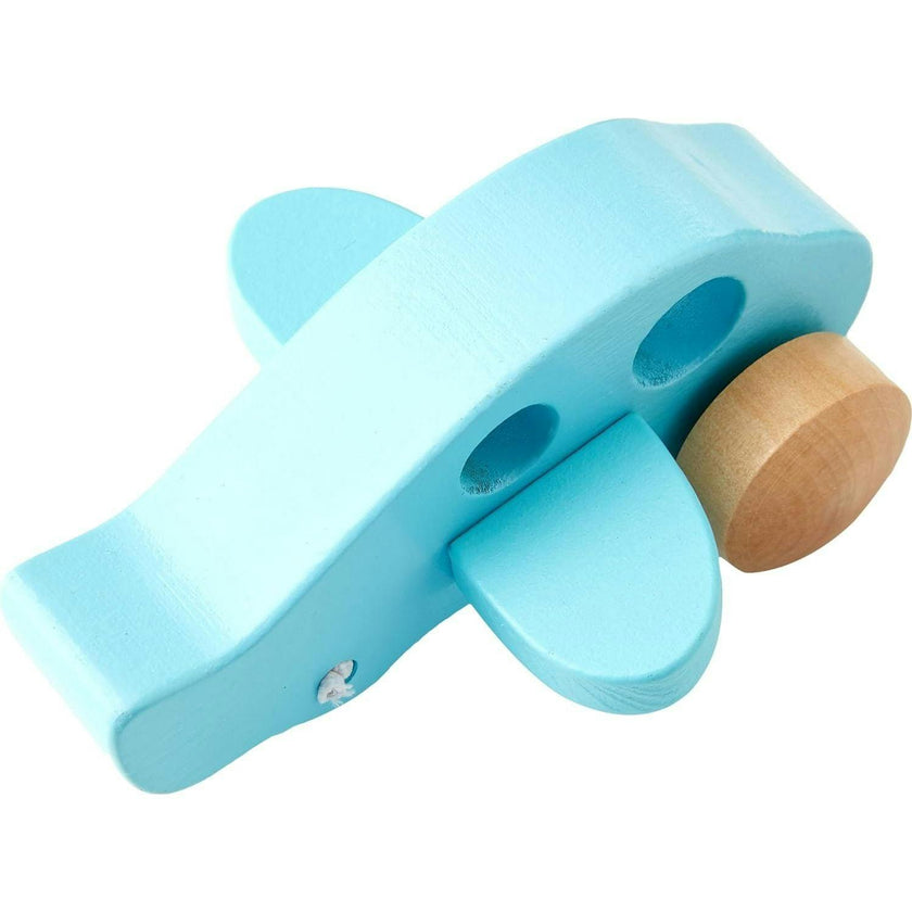 Hape: Little Plane&nbsp;- Blue - Wooden Toy Vehicle Airplane